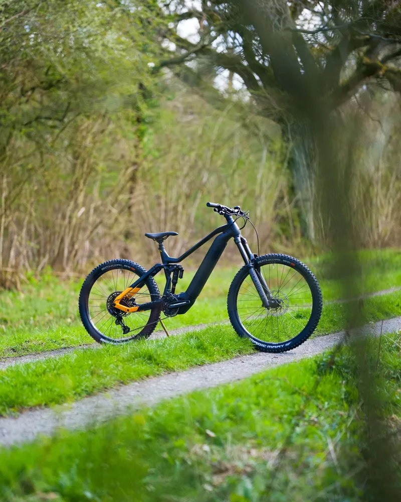 Haibike NDuro 6 Full Suspension Electric Mountain Bike Black/Grey